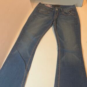 Stylish Blue Flare Women's Jeans